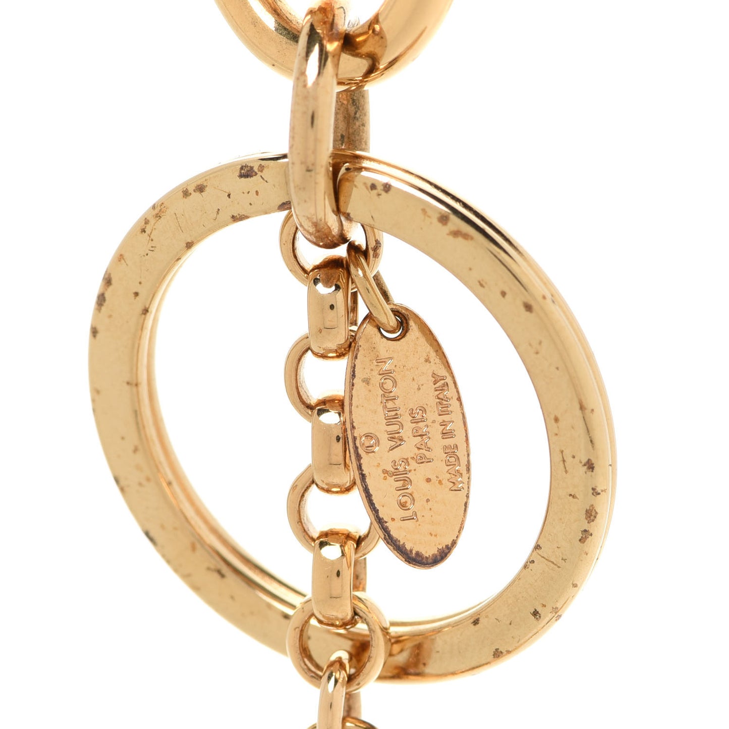 Strass Vivienne Winter Bag Charm Key Holder Gold
