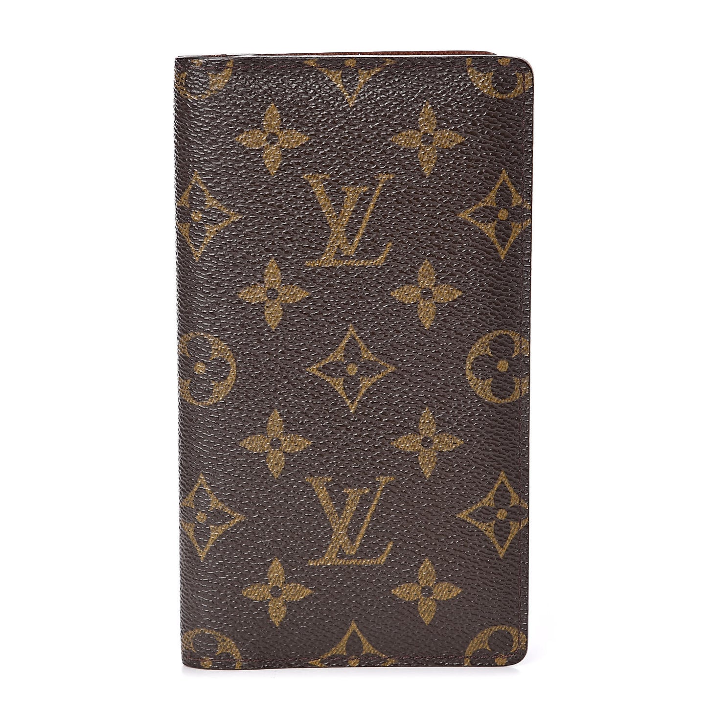 Monogram Checkbook Holder Case Wallet