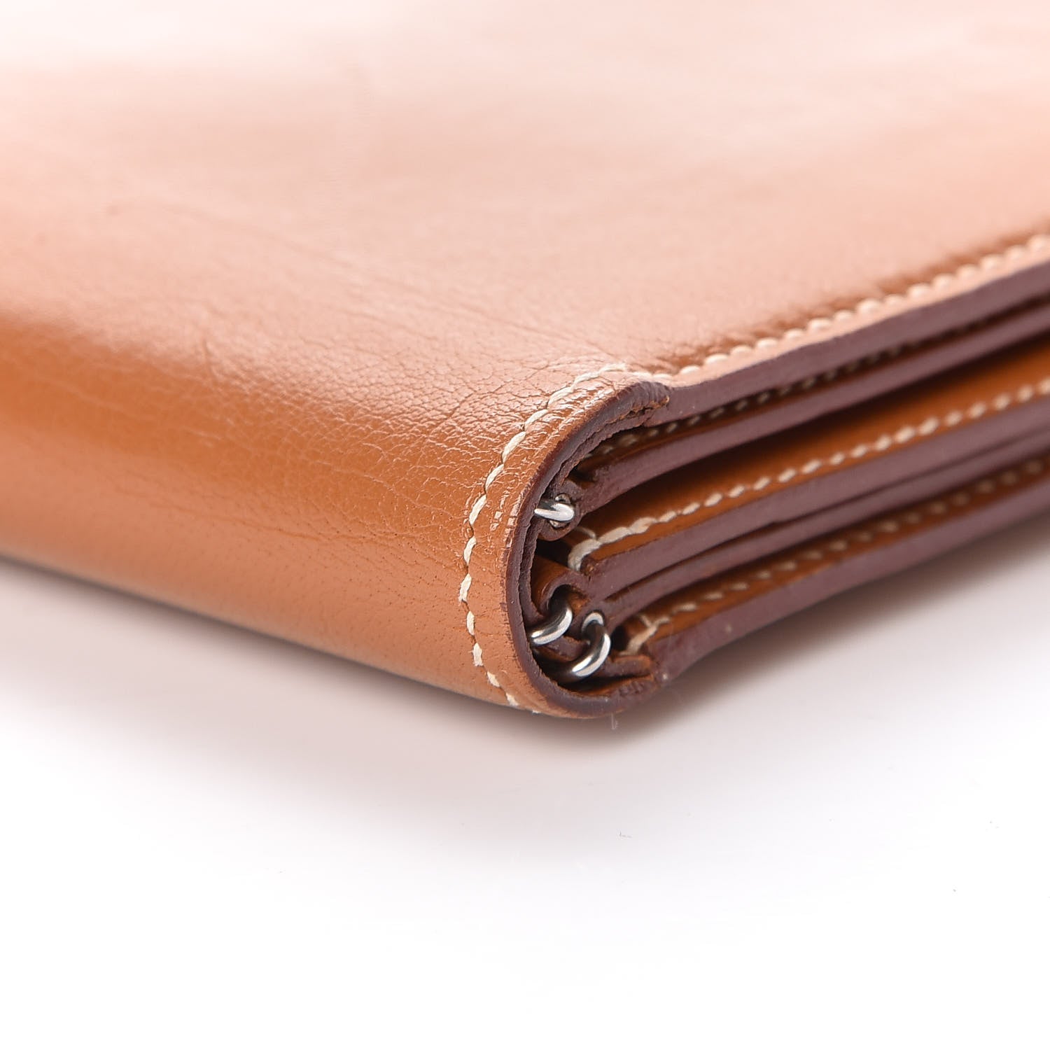Hermes Chevre Passport Wallet Gold 12 of 16