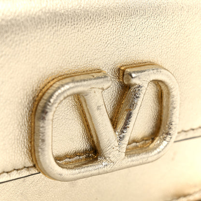 Valentino Garavani Metallic Calfskin Mini VSling Shoulder Bag Sahara 10 of 10