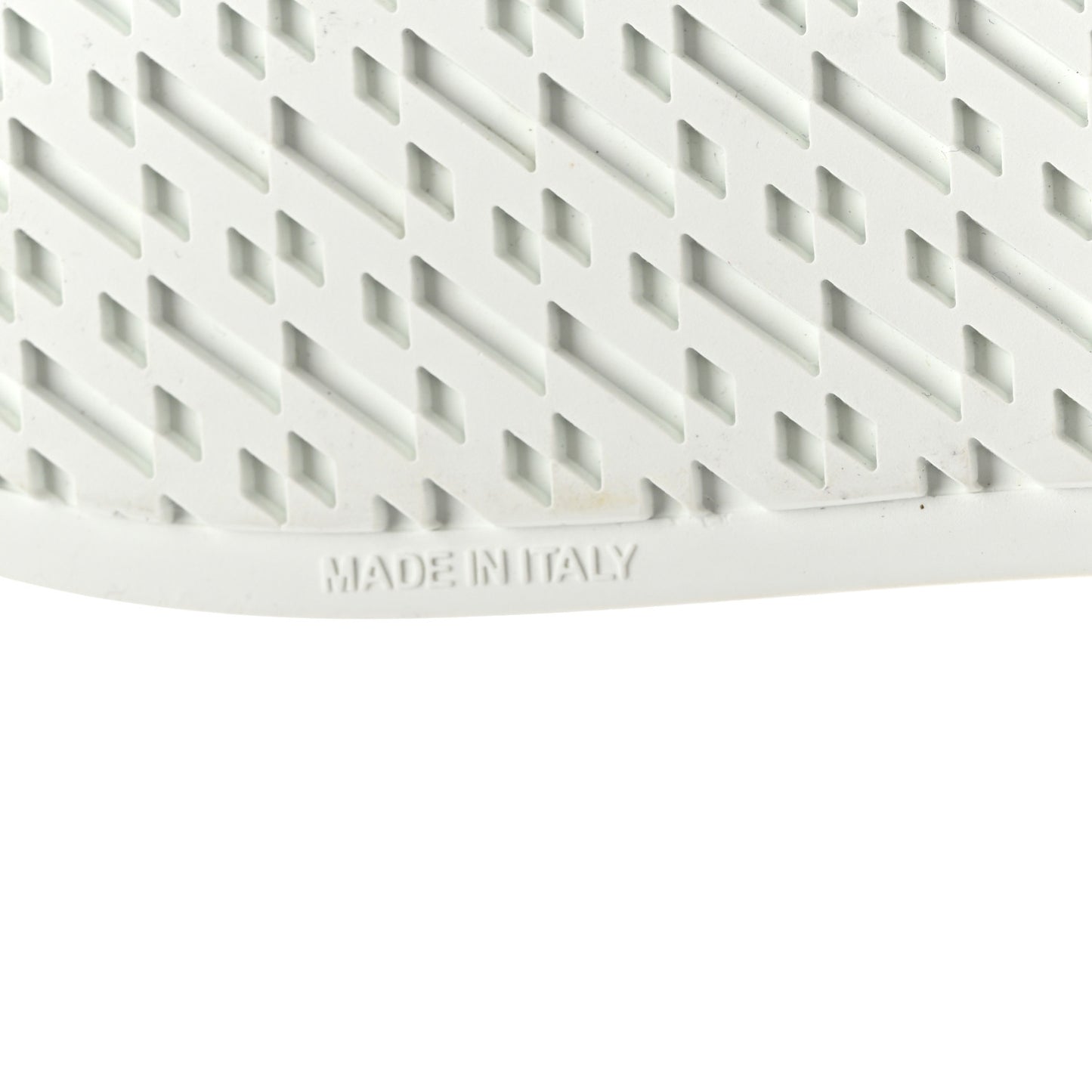 Perforated Calfskin Mens Clap High Top Sneakers 45 White