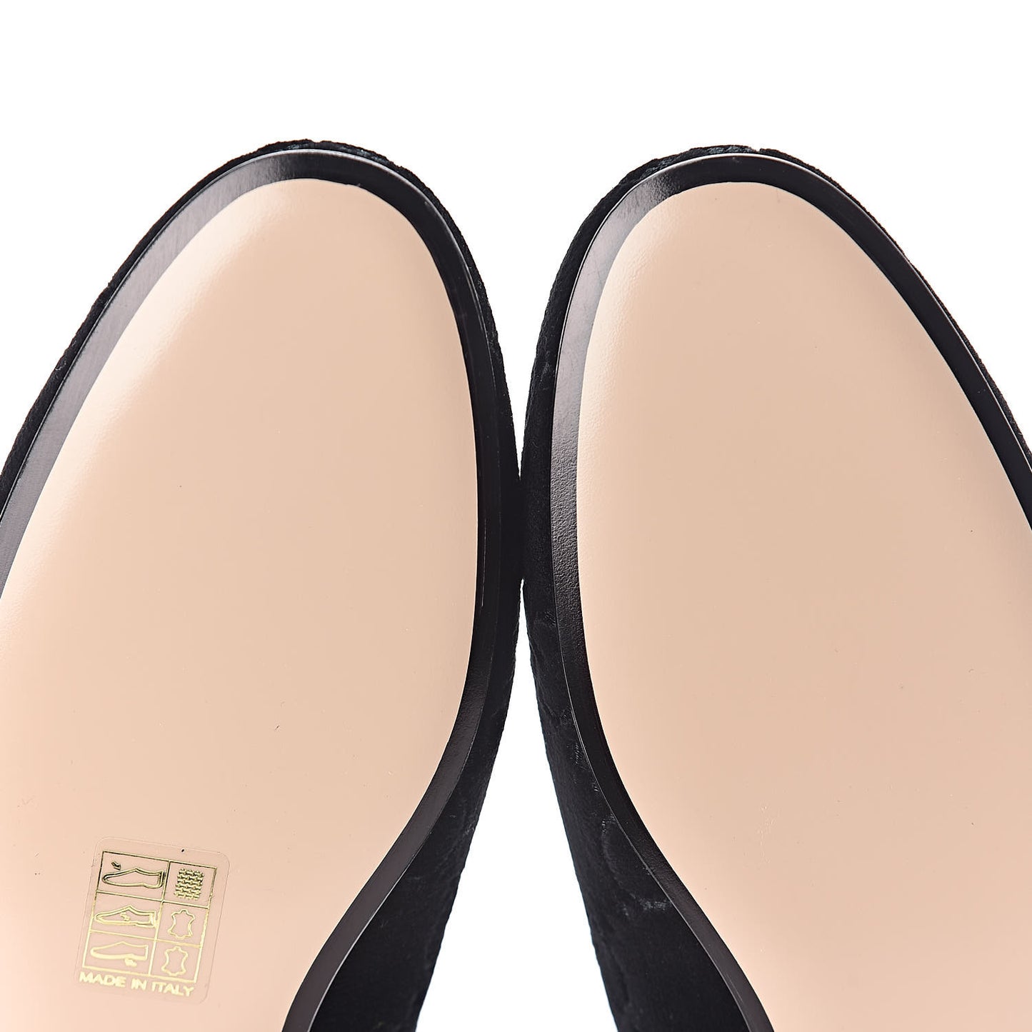 Velvet GG Monogram Womens Princetown Slippers 36 Black