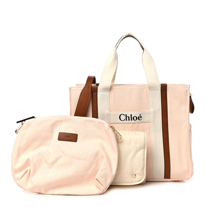 Chloe Cotton Calfskin Changing Bag Powder Pink 1 of 10