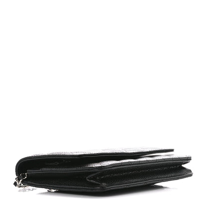 Chanel Caviar Quilted Wallet on Chain WOC Black 4 of 13
