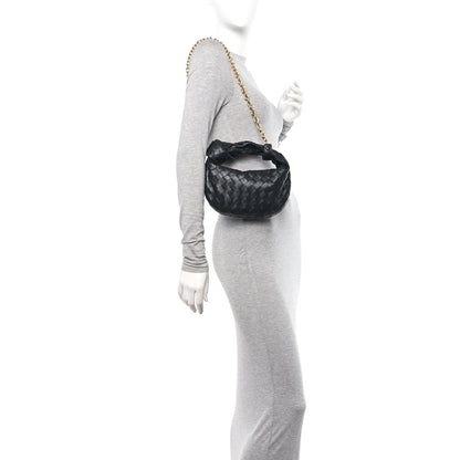 Bottega Veneta Nappa Intrecciato Mini Chain Jodie Black 2 of 10