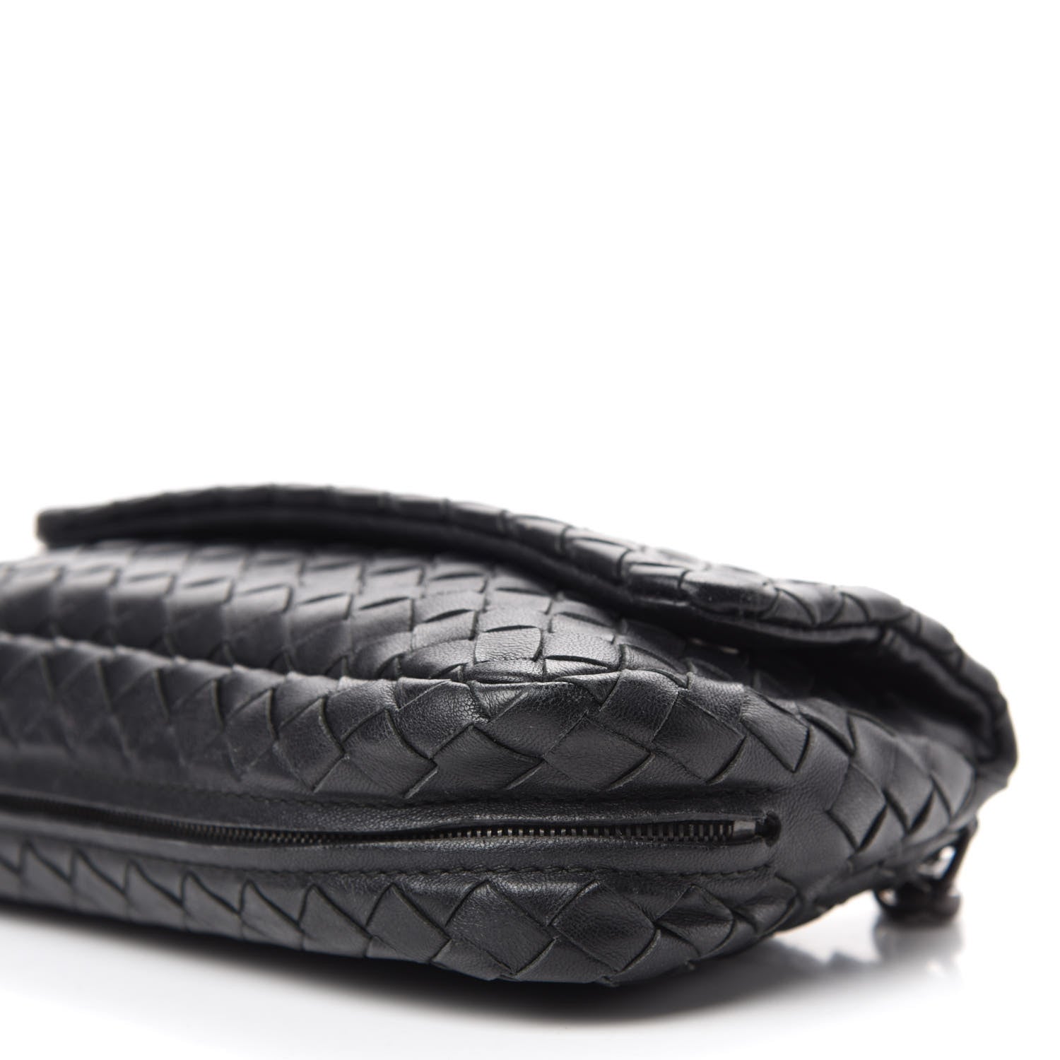 Bottega Veneta Nappa Intrecciato Mini Chain Messenger Black 7 of 13