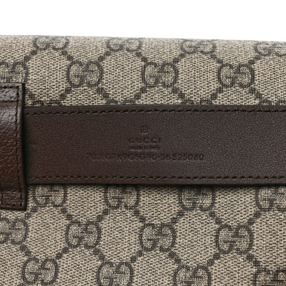 Gucci GG Supreme Monogram Textured Dollar Calfskin Blondie Belt Bag 90 36 Beige Ebony New Acero 6 of 10