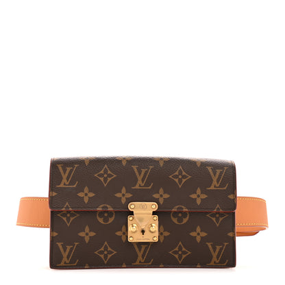 Louis Vuitton Monogram S Lock Belt Pouch MM 1 of 12