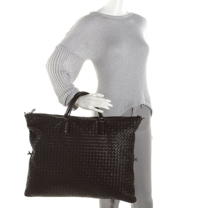 Bottega Veneta Nappa Intrecciato Convertible Bag Ebano 2 of 7