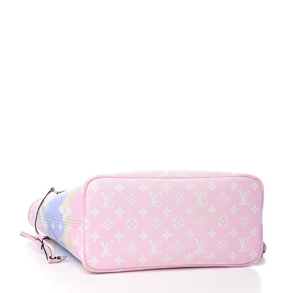 Louis Vuitton Monogram Escale Neverfull MM Pastel 4 of 11