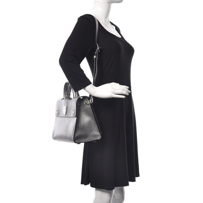 Christian Dior Metallic Grained Calfskin Medium Diorever Flap Silver 2 of 18