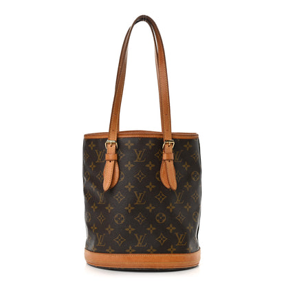 Louis Vuitton Monogram Petit Bucket 23 1 of 9