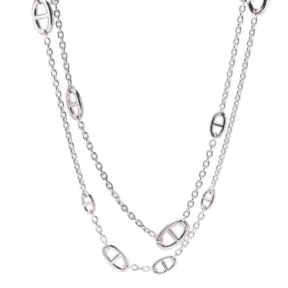 Hermes Sterling Silver Farandole Necklace 160 1 of 5