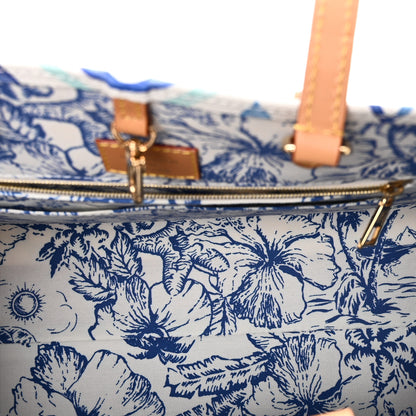 Louis Vuitton Monogram Tiles By The Pool Onthego MM Lagoon Blue 5 of 10
