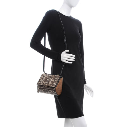 Givenchy Elaphe Mini Pandora Box Crossbody Bag Beige 2 of 7