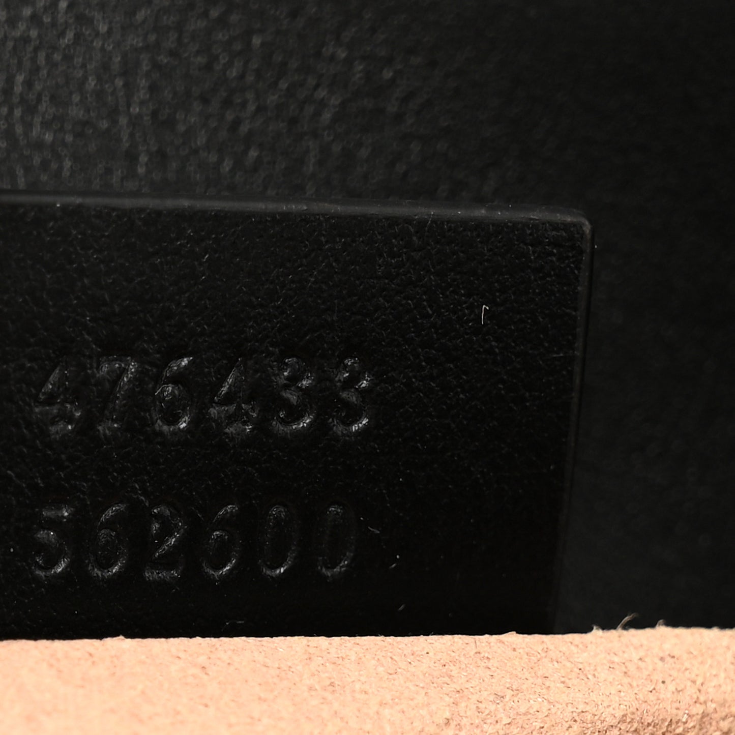 Calfskin Matelasse Super Mini GG Marmont Shoulder Bag Black