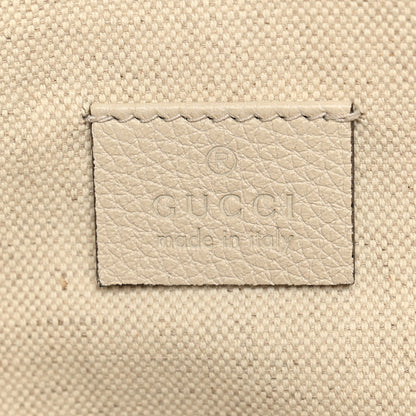 Gucci Grained Calfskin Logo Belt Bag White 6 of 10