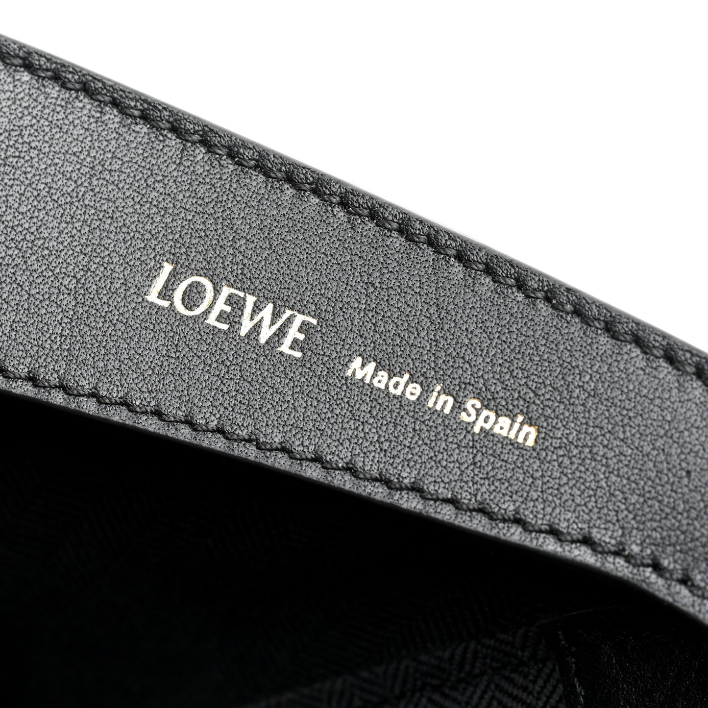 Jacquard Anagram Calfskin Luna Bag Navy Black