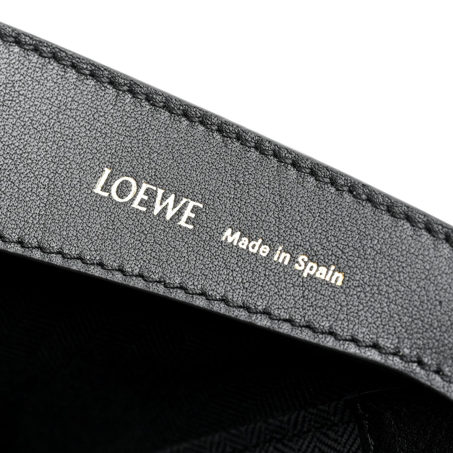 Loewe Jacquard Anagram Calfskin Luna Bag Navy Black 6 of 9