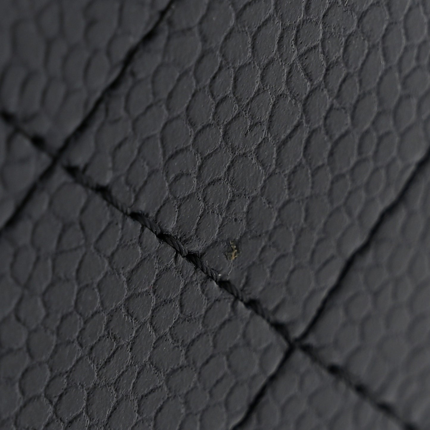 Caviar Quilted Mini Rectangular Flap Navy