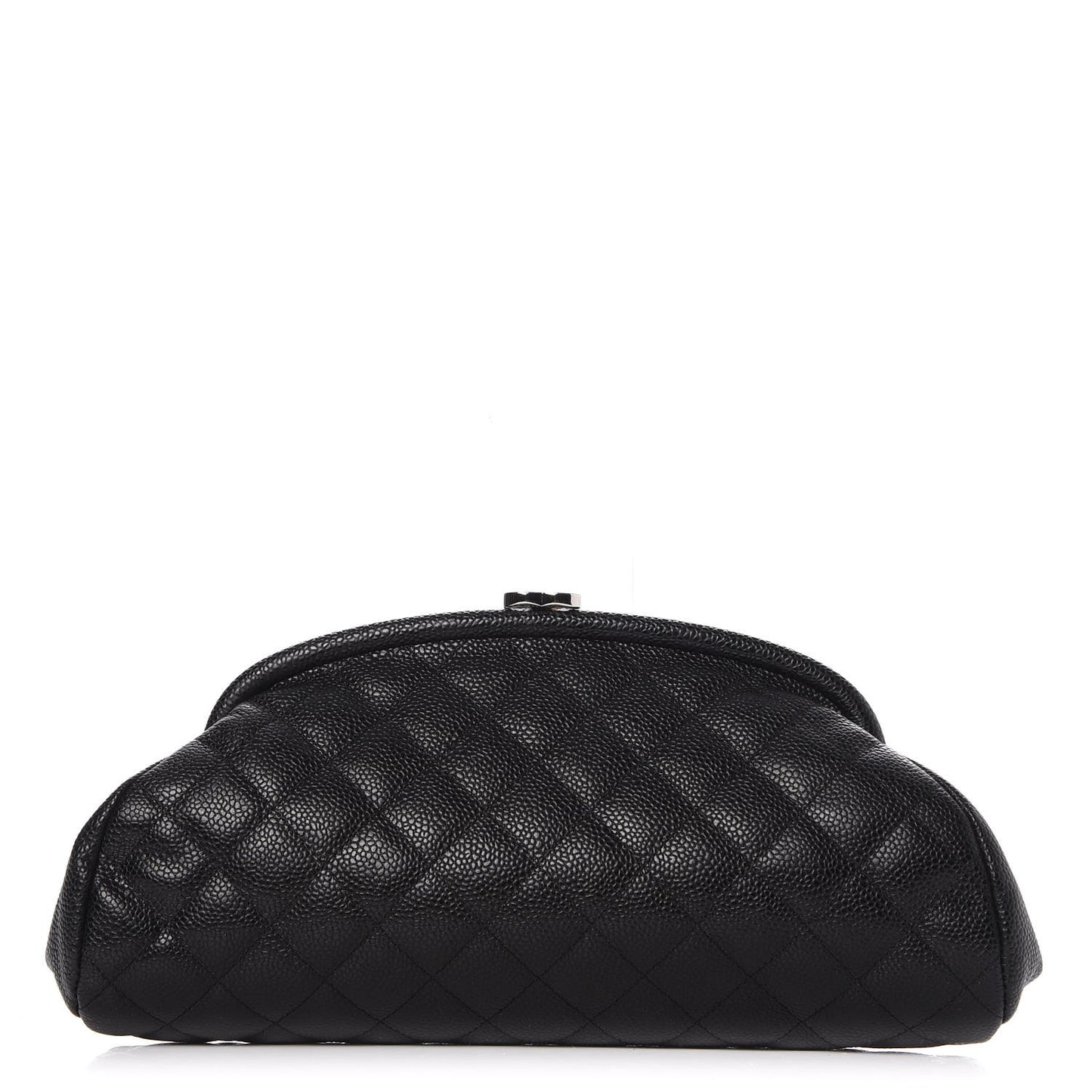 Caviar Quilted Timeless Clutch Black