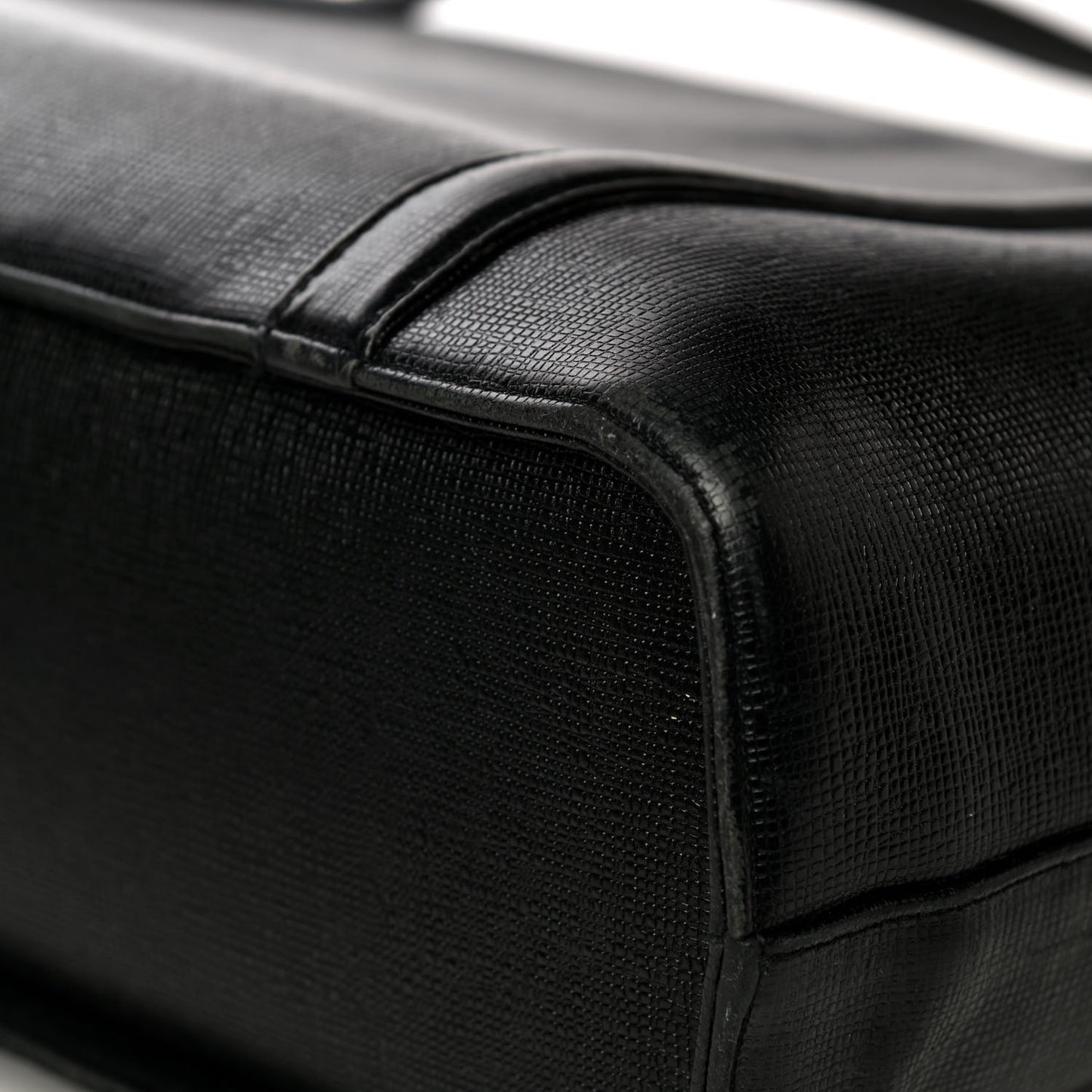 Calfskin Studded Tote Black