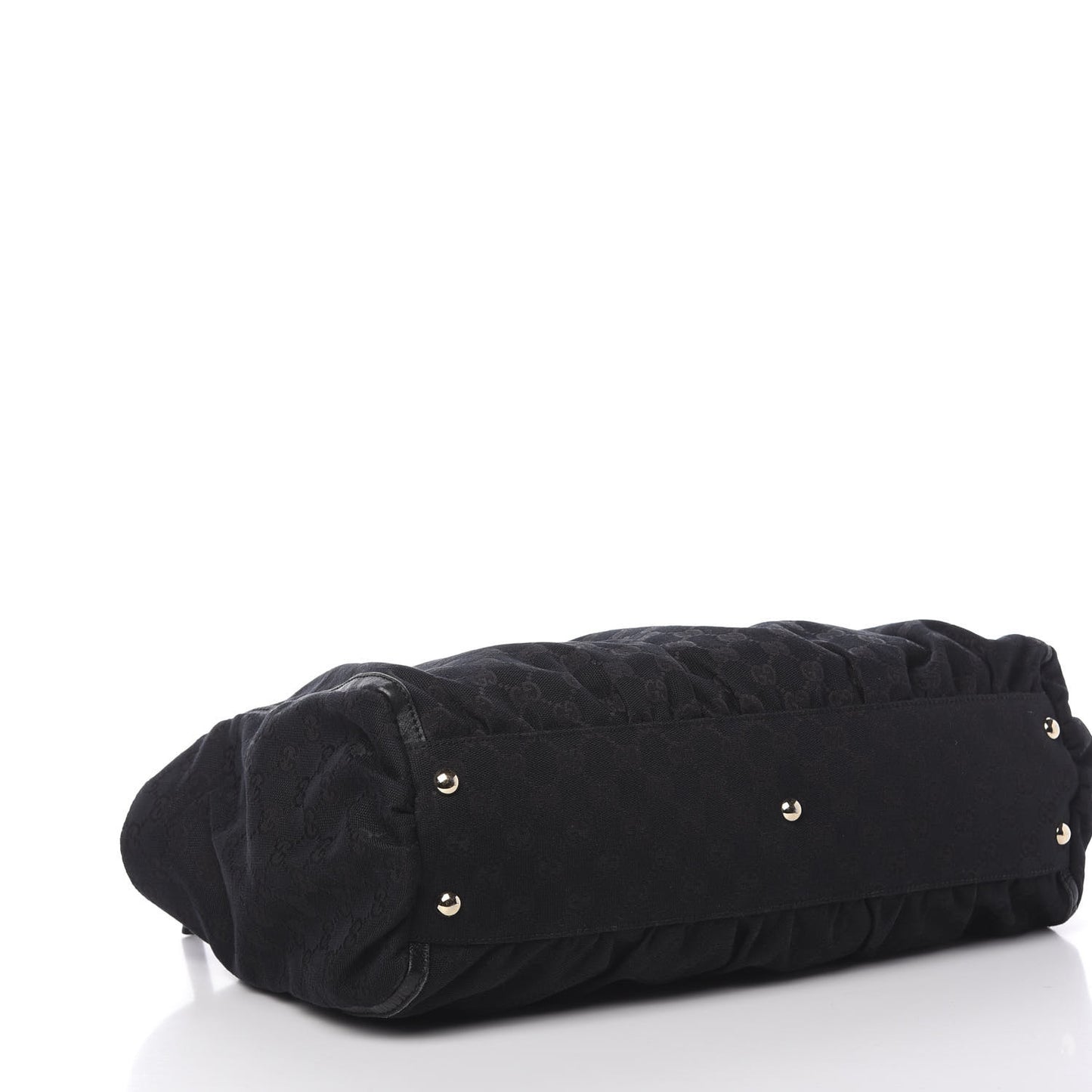 Monogram D Gold Tote Black