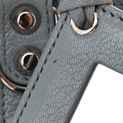 Balenciaga Chevre Silver Metallic Edge Hardware Mini City Bleu Acier 13 of 13