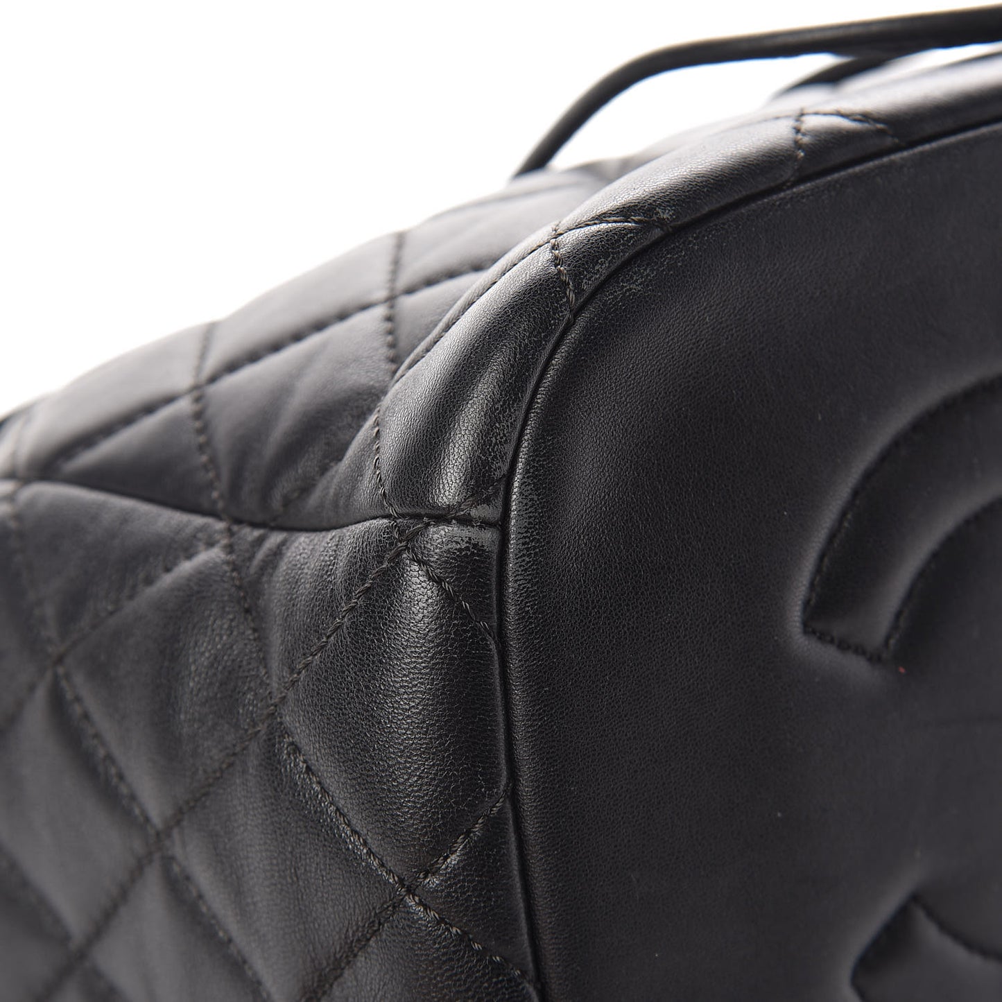 Lambskin Quilted Daily Supple Backpack Black