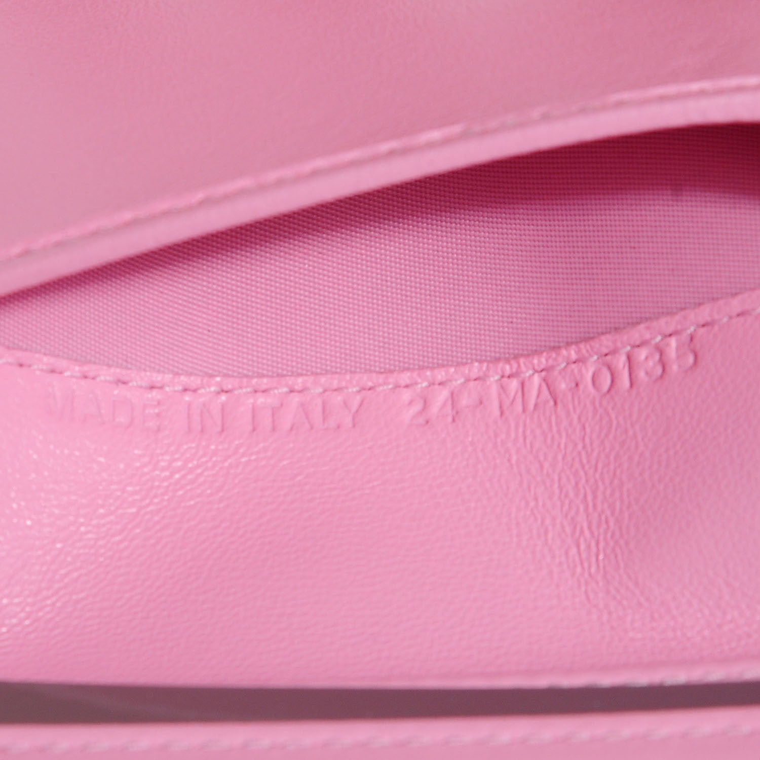 Christian Dior Lambskin Cannage Bi-Color Small Lady Dior Flap Card Holder Black Pink 8 of 9