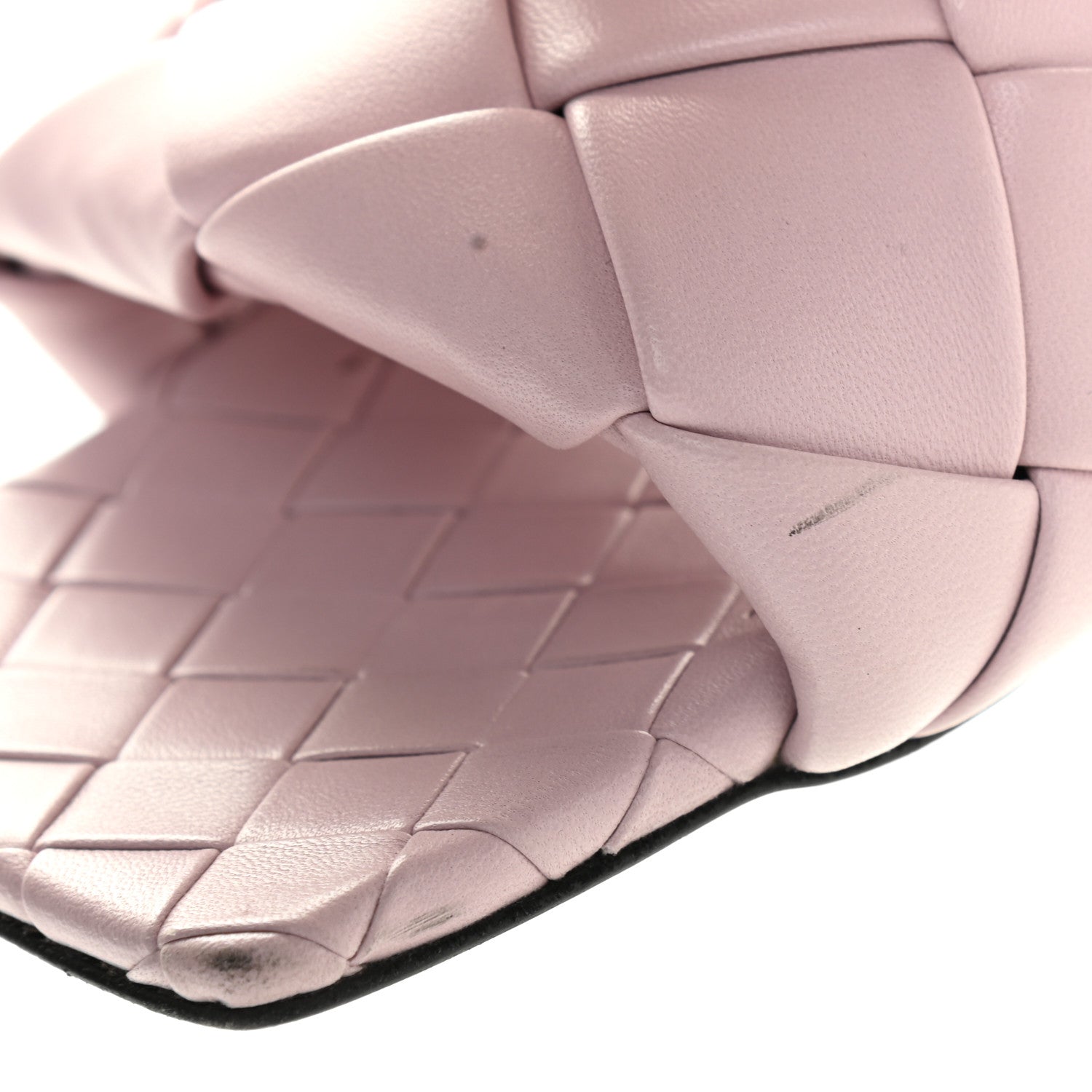 Bottega Veneta Nappa Maxi Intrecciato Lido Flat Sandals 38.5 Magnolia 8 of 9