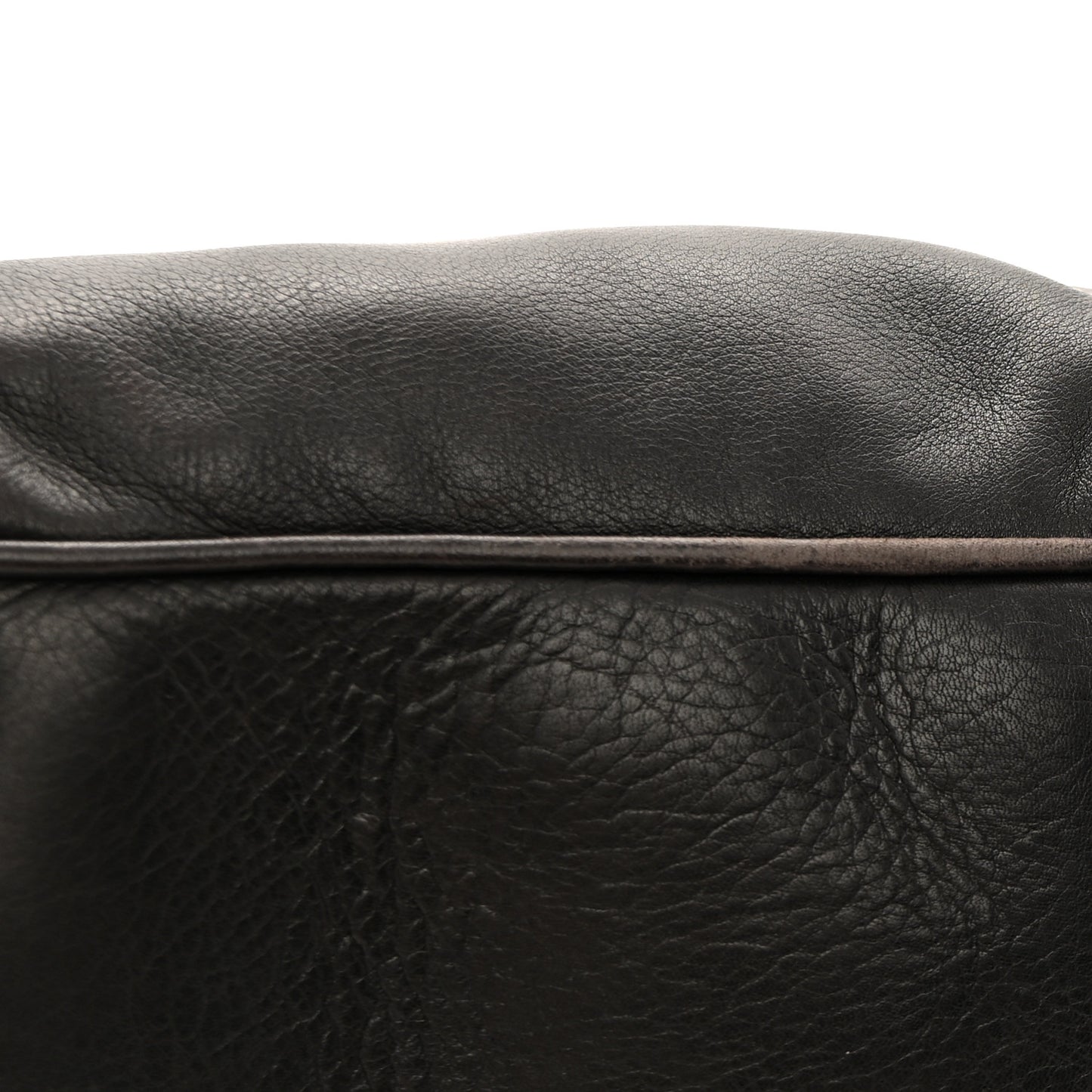 Nappa Shopping Satchel Black