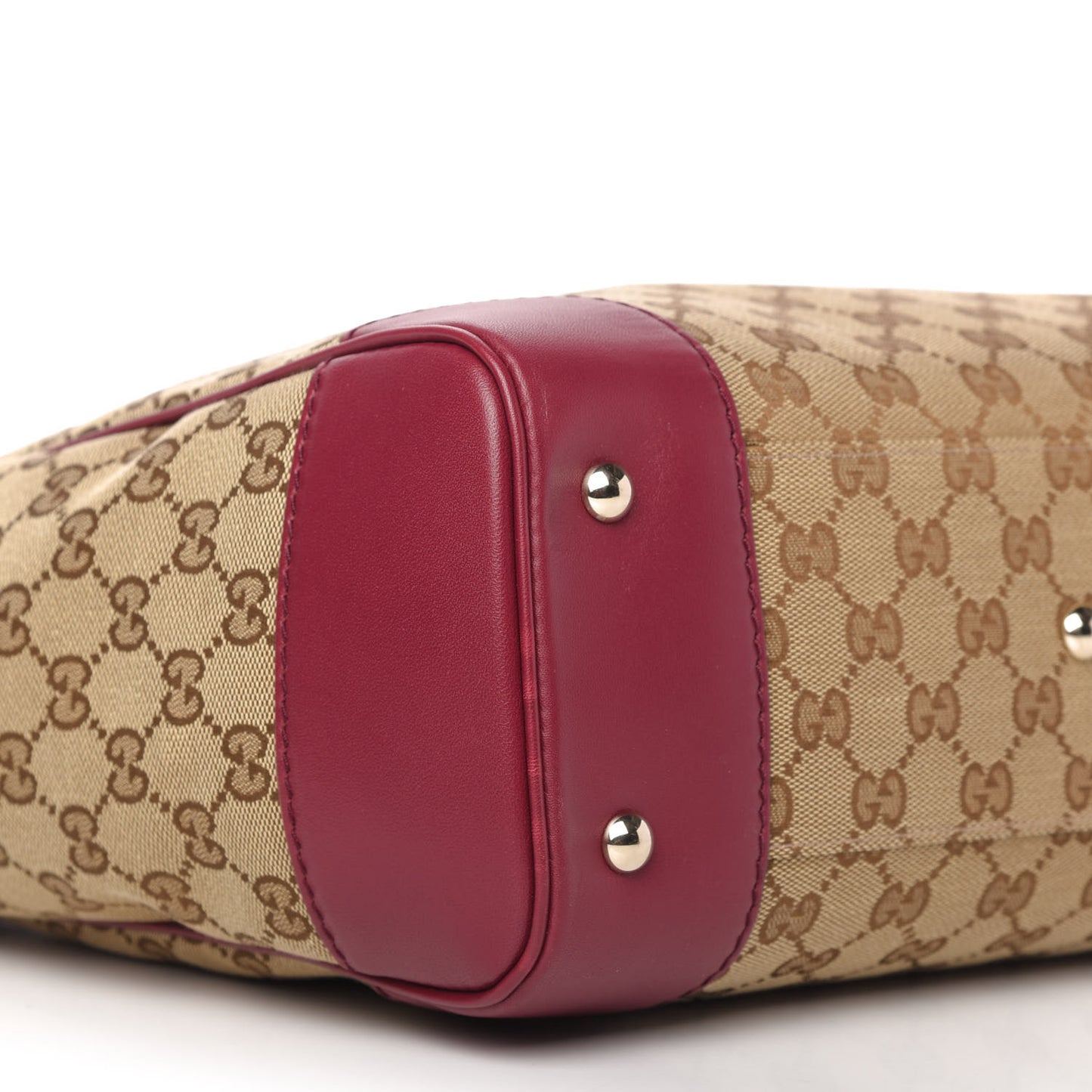 Monogram Web Medium Mayfair Tote Cherry