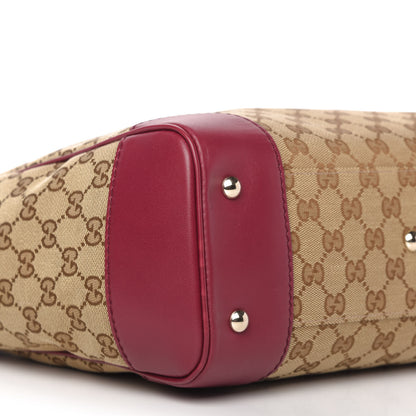 Gucci Monogram Web Medium Mayfair Tote Cherry 6 of 10