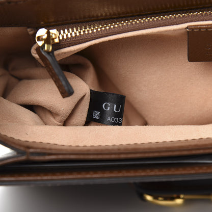 Gucci Azalea Calfskin Horsebit 1955 Shoulder Bag Brown Sugar 7 of 12
