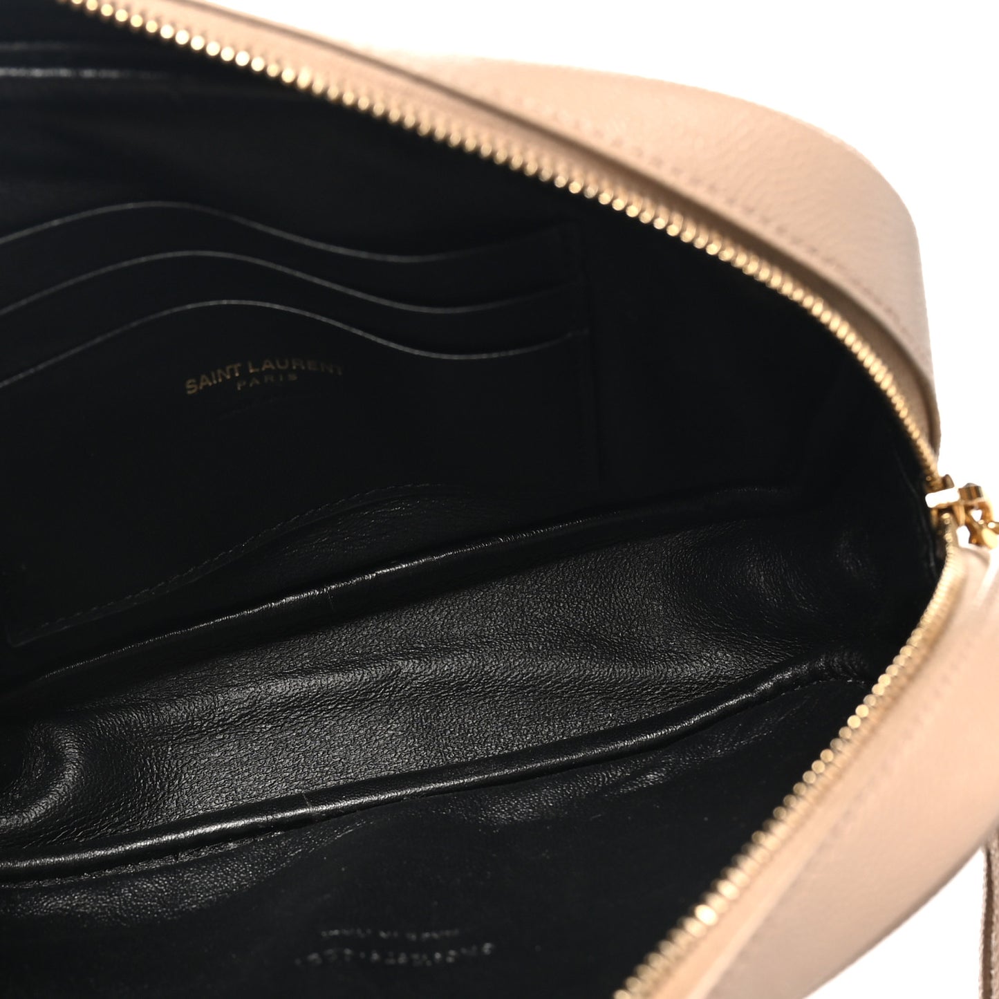 Grain De Poudre Matelasse Monogram Mini Lou Camera Bag Dark Beige
