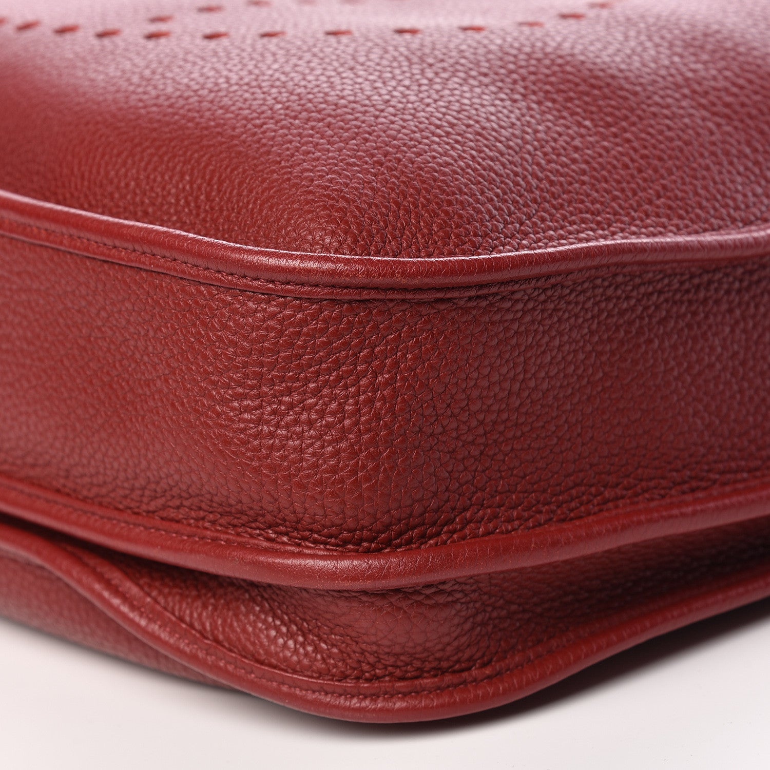 Hermes Taurillon Clemence Evelyne III TGM Rouge Grenat 5 of 10