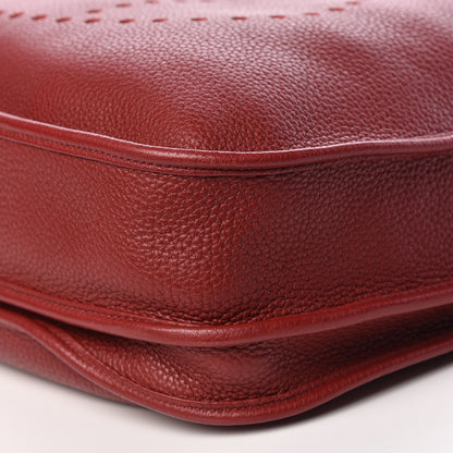 Hermes Taurillon Clemence Evelyne III TGM Rouge Grenat 5 of 10