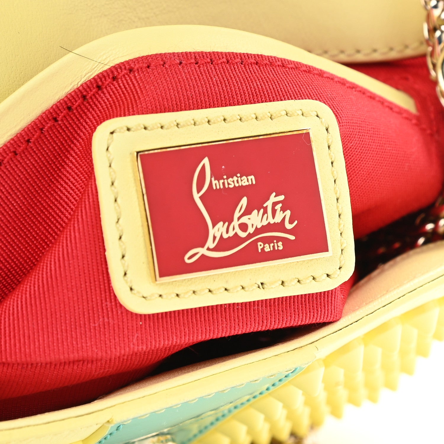 Christian Louboutin Calfskin Spikes Mini Sweety Charity Crossbody Bag 5 of 10