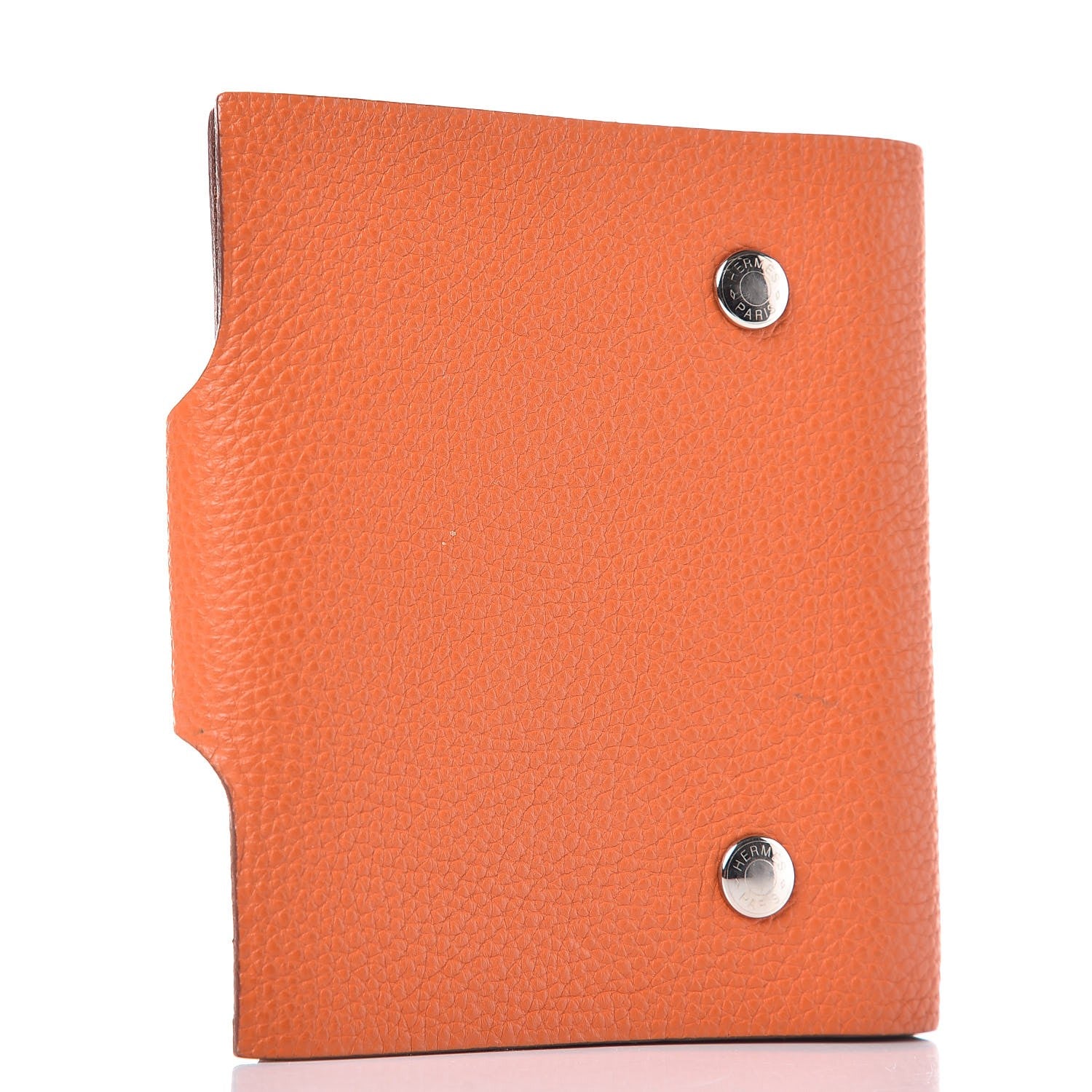 Hermes Togo Ulysse Mini Notebook Orange 3 of 7