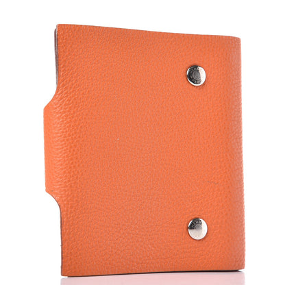 Hermes Togo Ulysse Mini Notebook Orange 3 of 7
