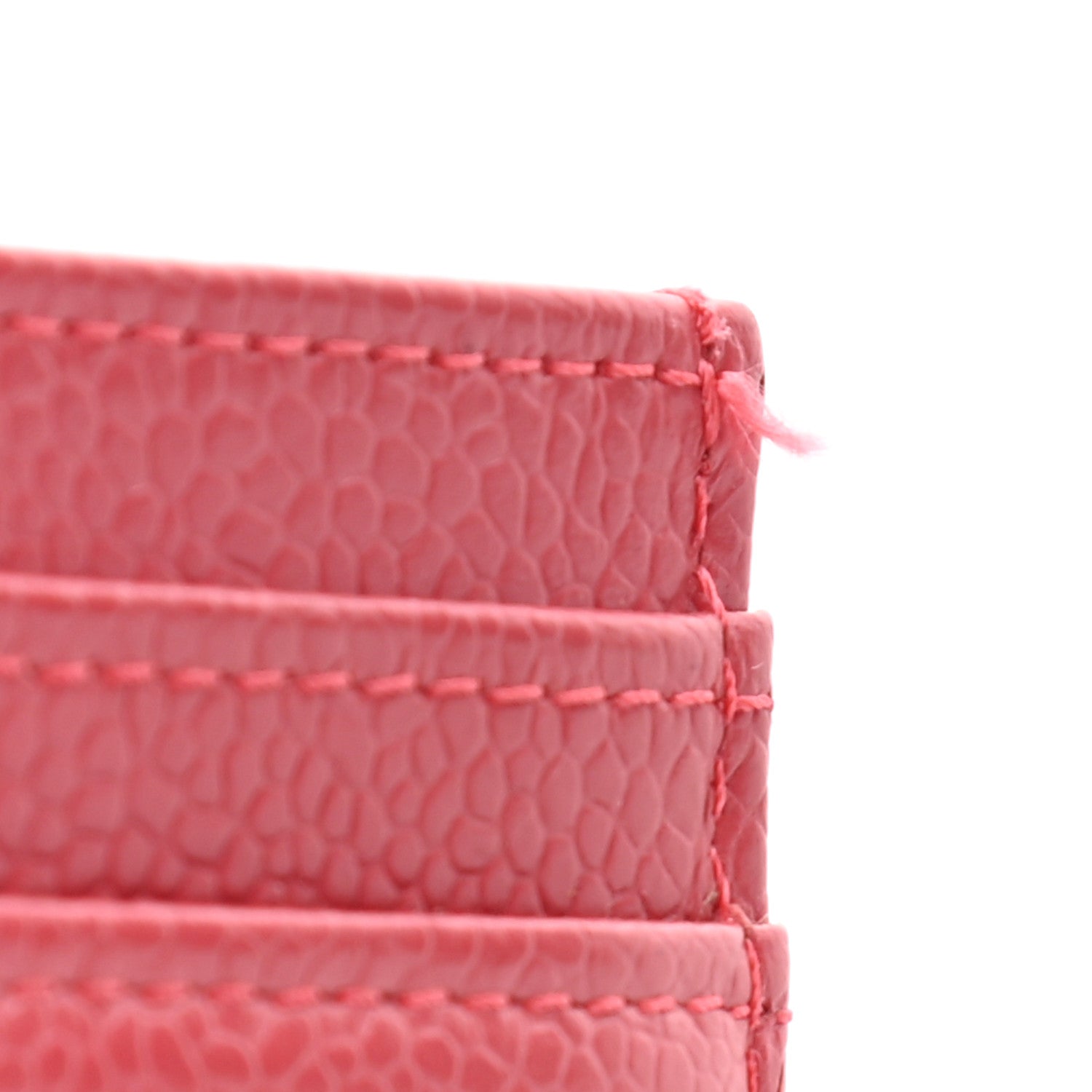 Chanel Caviar Timeless CC Card Holder Dark Red 7 of 8