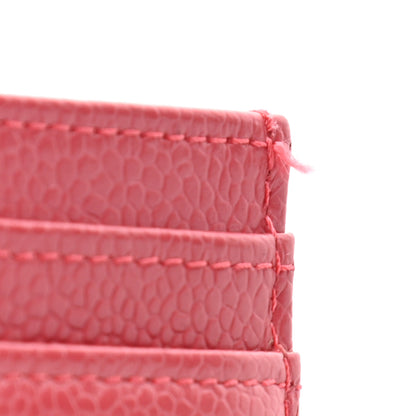 Chanel Caviar Timeless CC Card Holder Dark Red 7 of 8