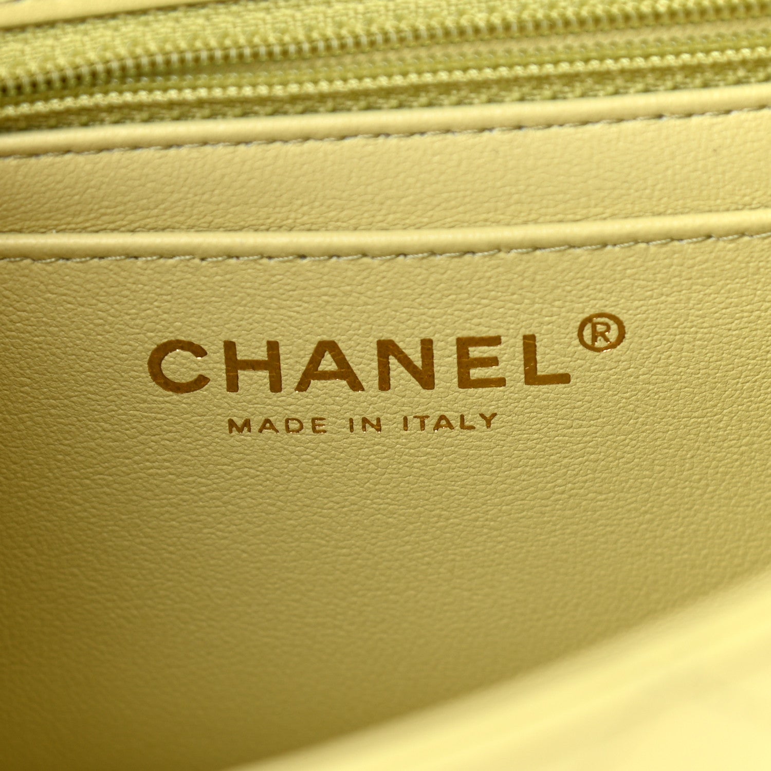 Chanel Lambskin Quilted Mini Rectangular Flap Light Green 6 of 13