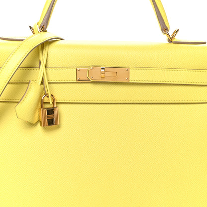 Hermes Epsom Kelly Sellier 32 Soufre 8 of 10