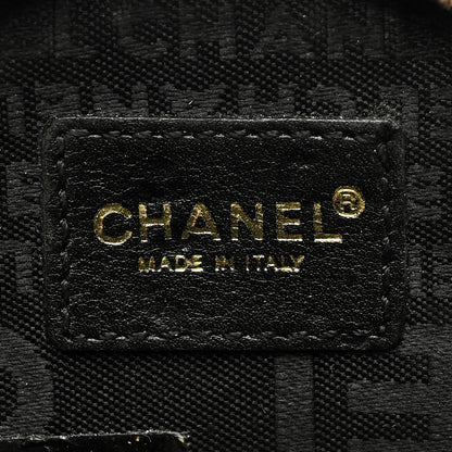 Chanel Lambskin Round Camellia CC Coin Purse Black 5 of 7