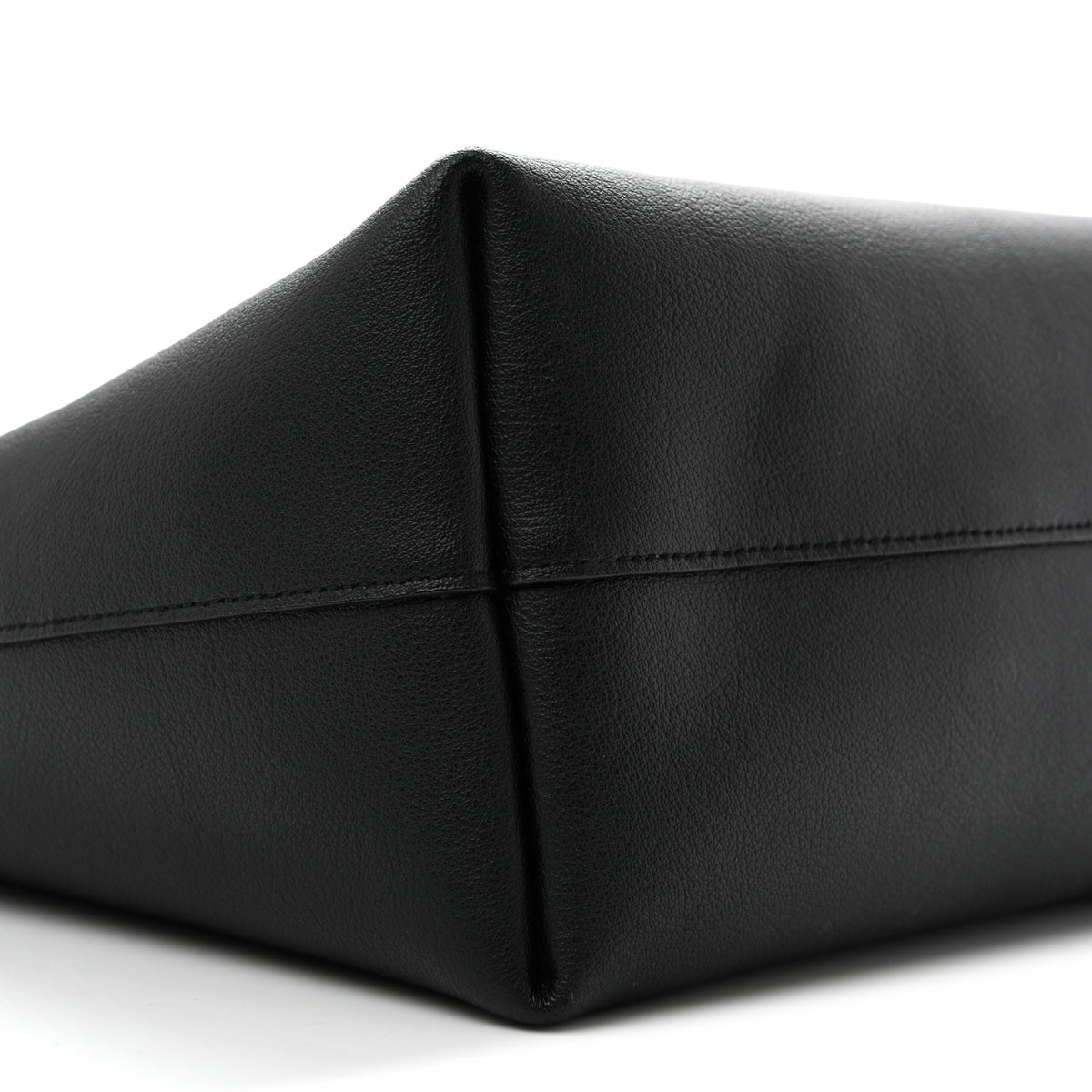 Calfskin Large Shopping Tote Black