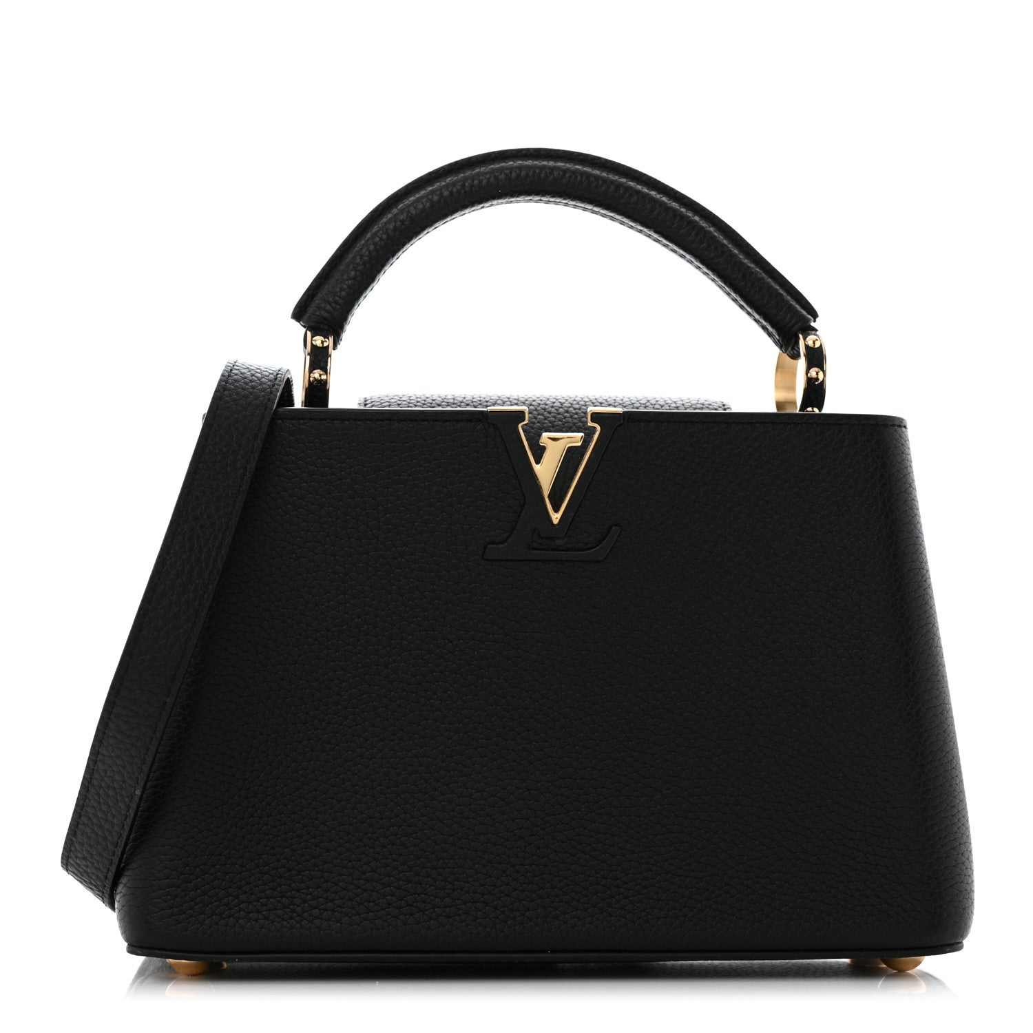 Louis Vuitton Taurillon Capucines BB Black 1 of 10