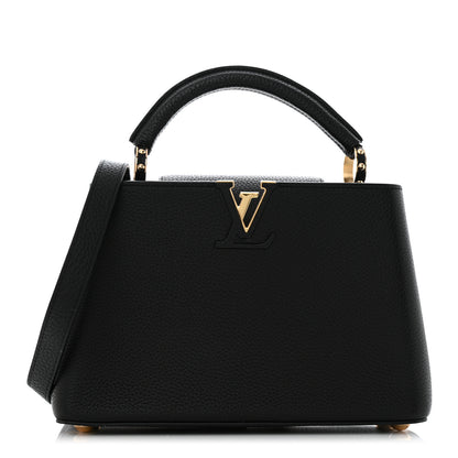 Louis Vuitton Taurillon Capucines BB Black 1 of 10
