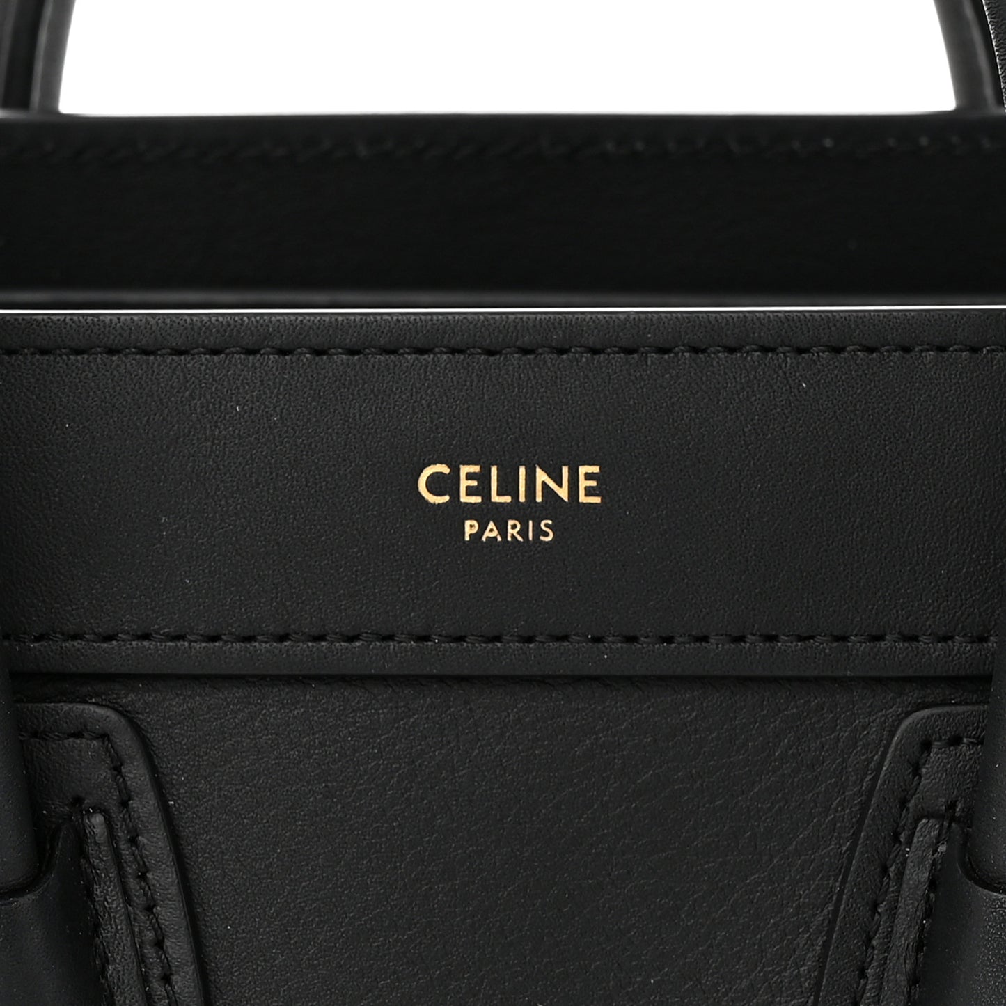 Smooth Calfskin Nano Luggage Black